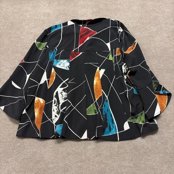 Colorful Abstract Pattern Jacket 1728 - Picture 5 of 5